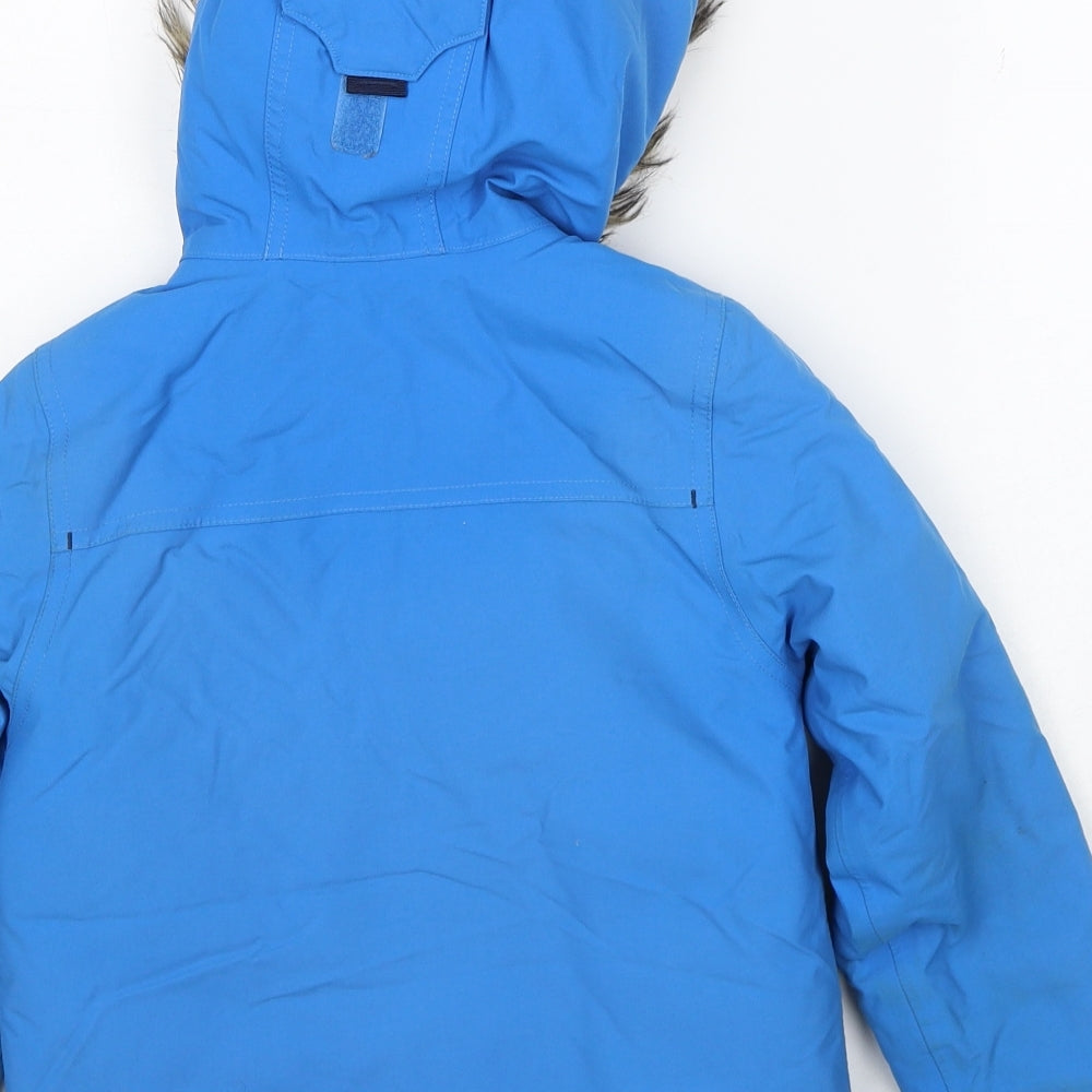 Quechua Boys Blue Jacket Size 5-6 Years Zip