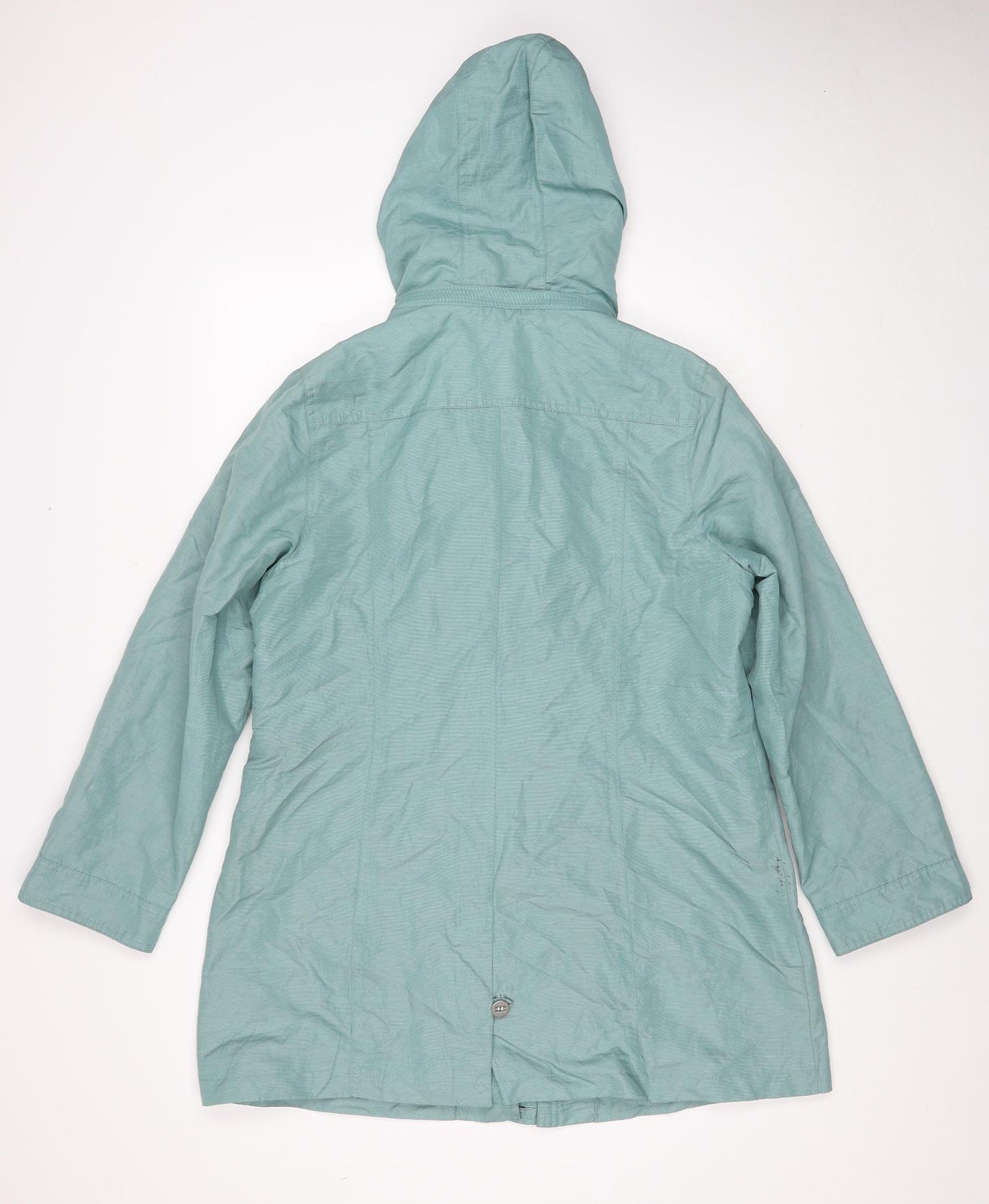 Per Una Womens Blue Parka Jacket Size 16 Zip