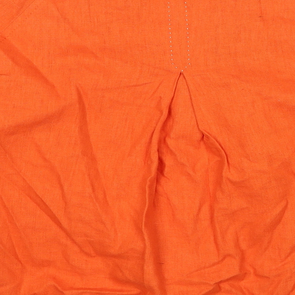 Marks and Spencer Womens Orange Jacket Size 10 Button