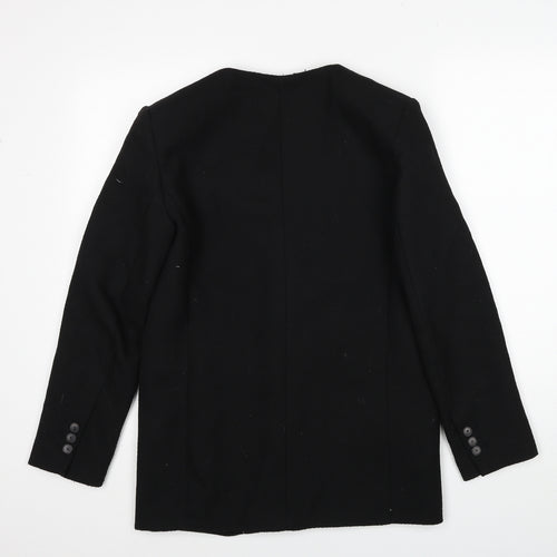 Mango Womens Black Jacket Blazer Size XS Button