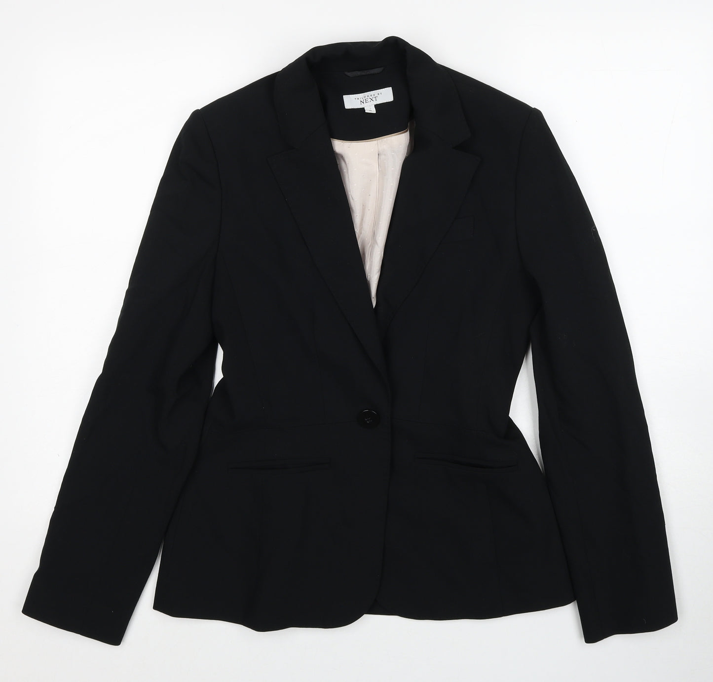 NEXT Womens Black Jacket Blazer Size 10 Button