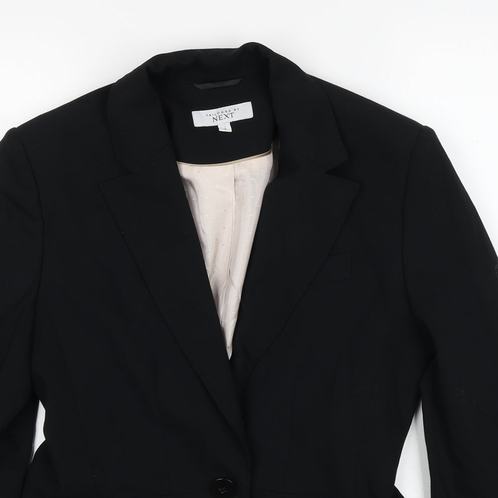 NEXT Womens Black Jacket Blazer Size 10 Button