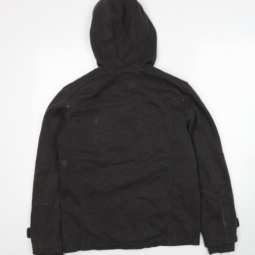 NEXT Mens Brown Anorak Coat Size S Zip