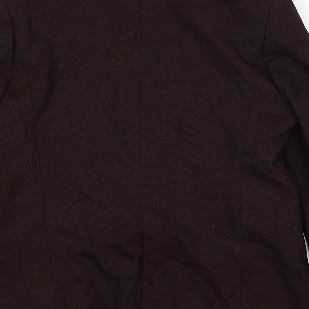 NEXT Womens Red Jacket Blazer Size 14 Button