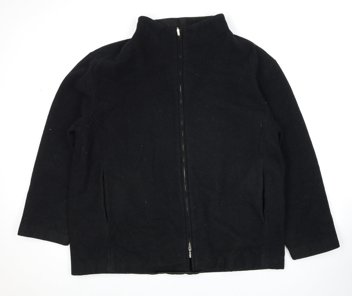 Adolfo Domingez Mens Black Jacket Size XL Zip