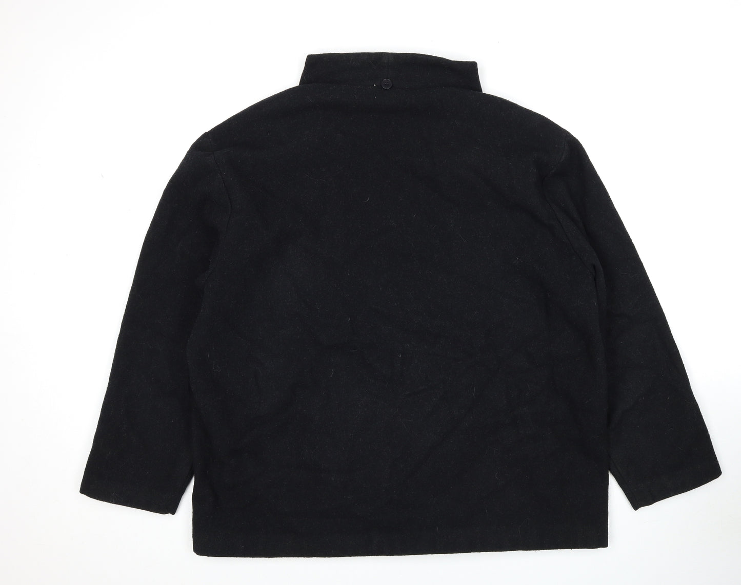 Adolfo Domingez Mens Black Jacket Size XL Zip