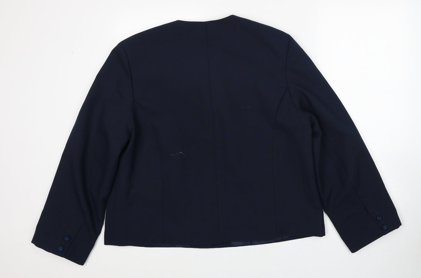 Debenhams Womens Blue Jacket Size 20 Button
