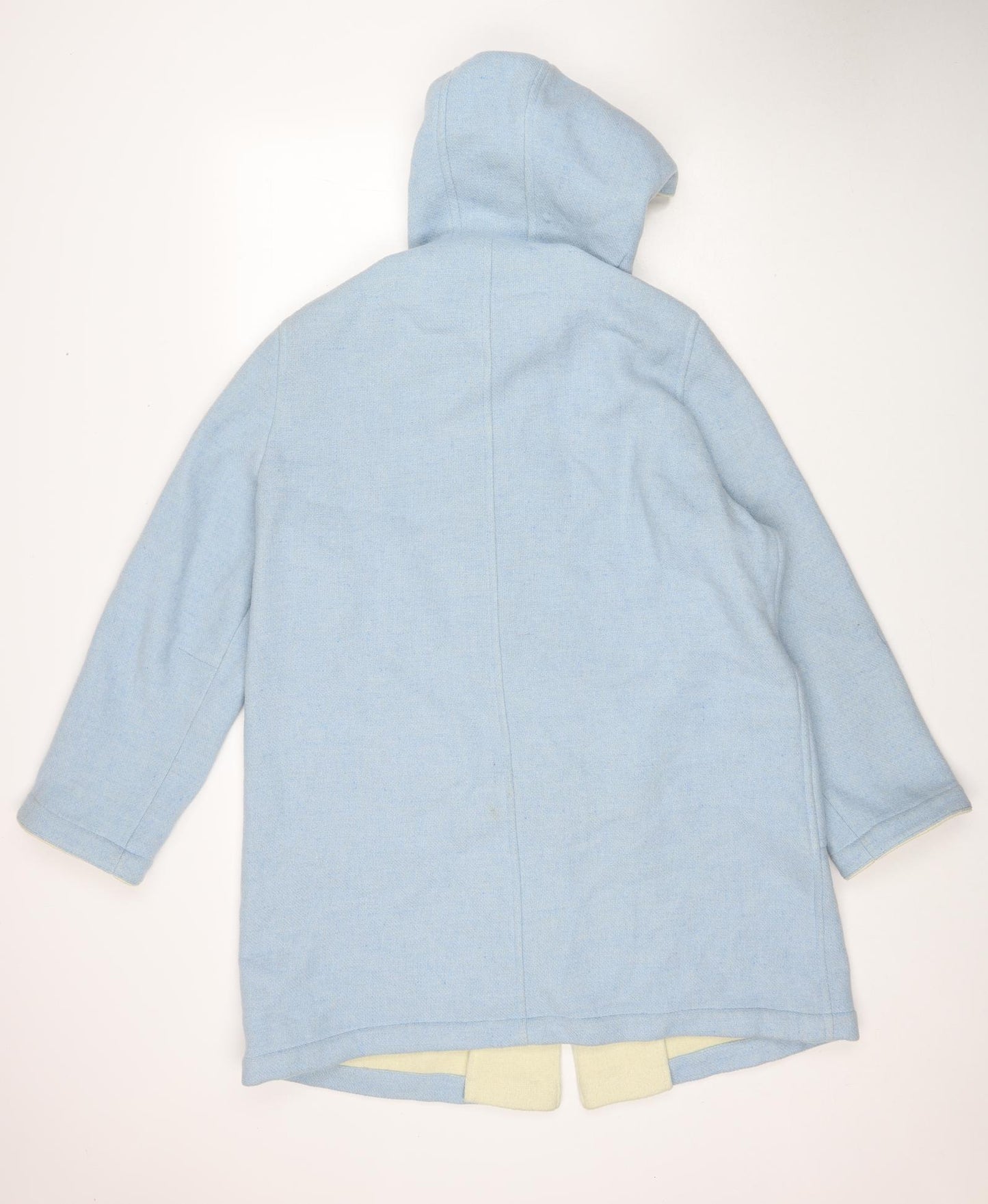 Zona Womens Blue Overcoat Coat Size 18 Buckle