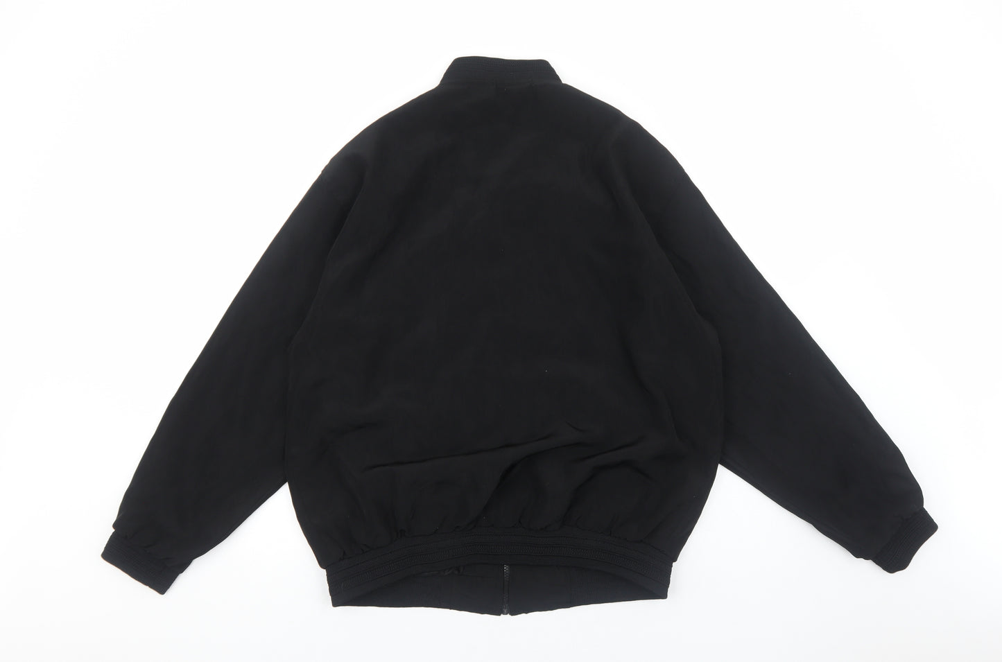 Caballero.Dorado Mens Black Bomber Jacket Jacket Size M Zip