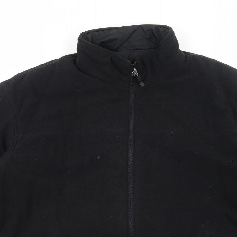 Marks and Spencer Mens Black Jacket Size M Zip