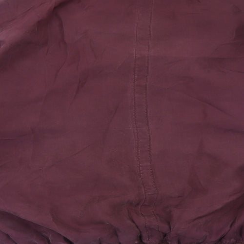 C&A Mens Purple Bomber Jacket Jacket Size L Zip