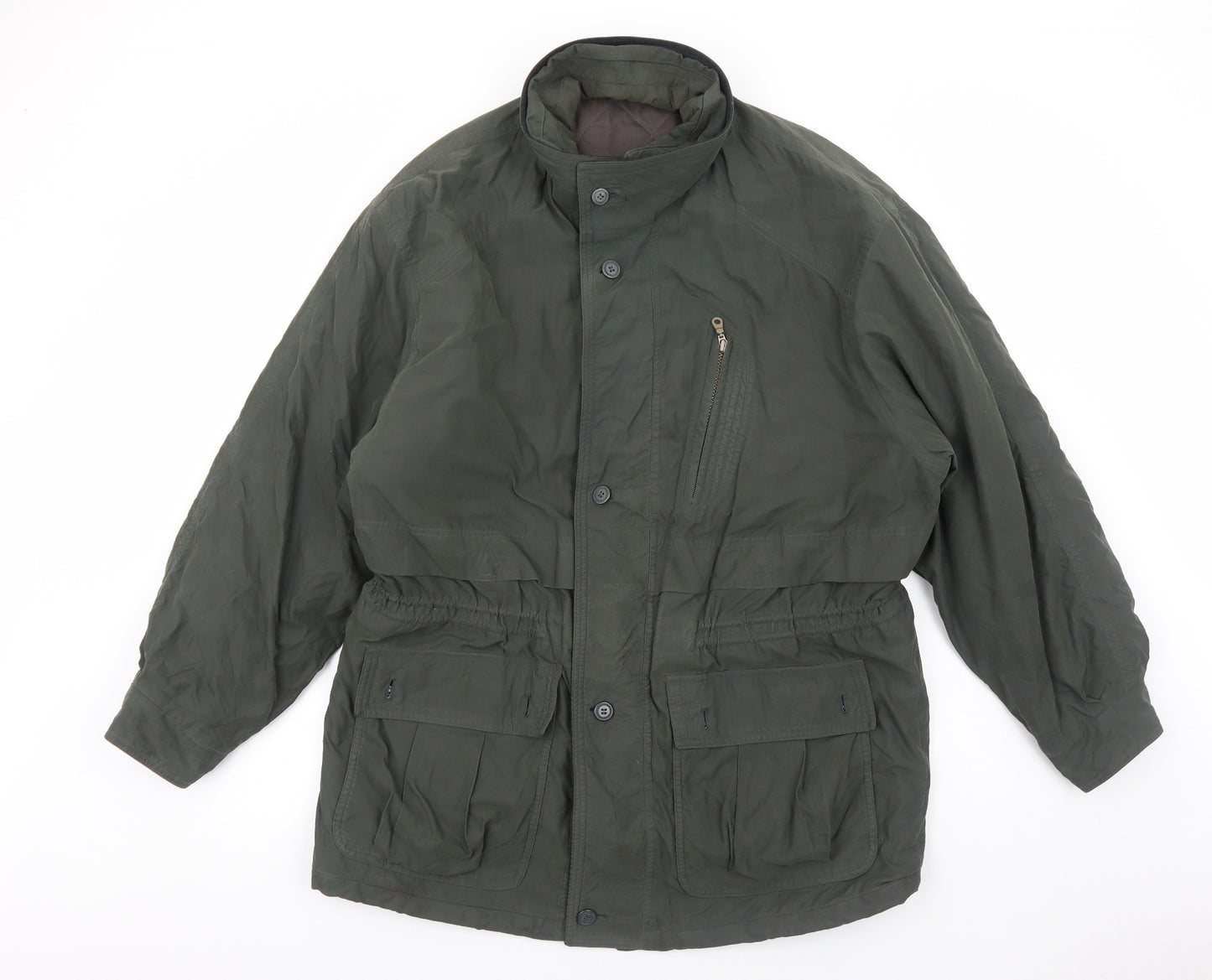 Jupiter Mens Green Jacket Size L Zip