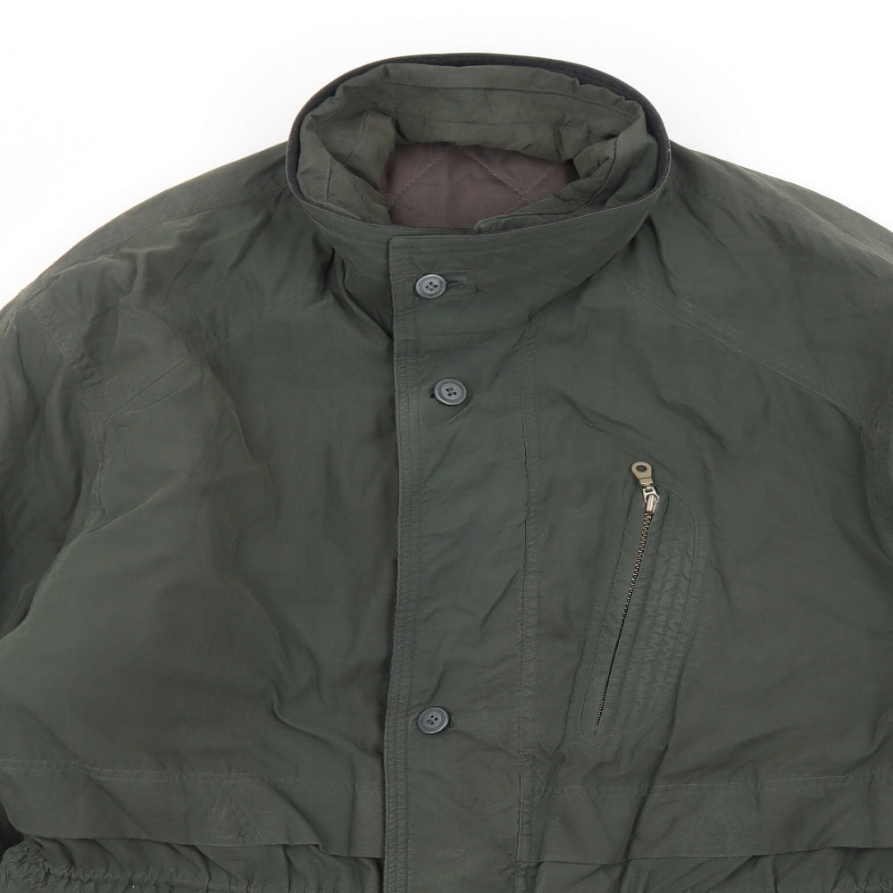 Jupiter Mens Green Jacket Size L Zip
