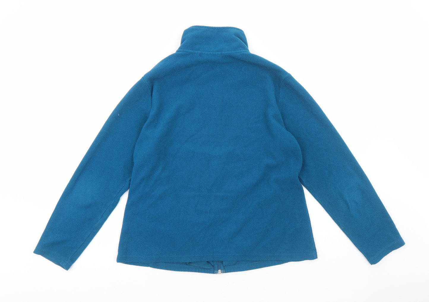 Yessica Womens Blue Jacket Size L Zip