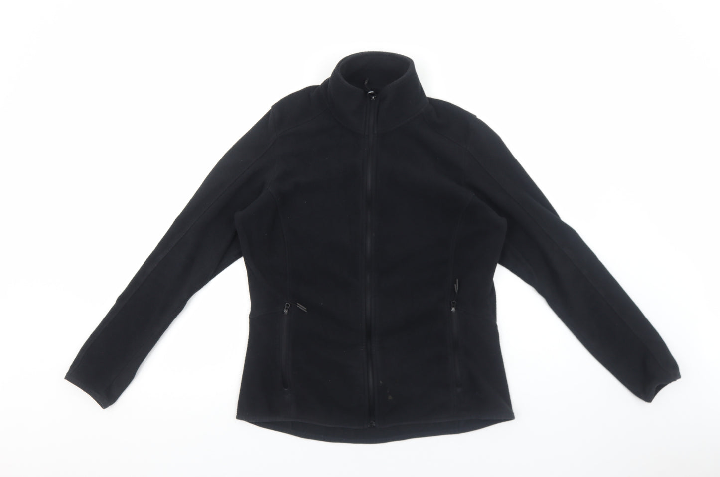 Marks and Spencer Womens Black Jacket Size 12 Zip
