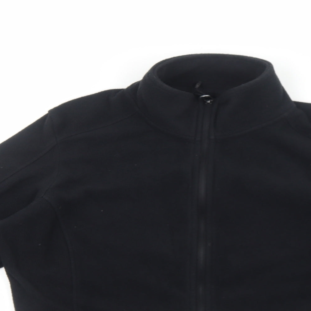 Marks and Spencer Womens Black Jacket Size 12 Zip