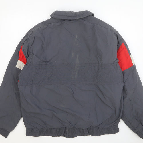 Roffe Mens Green Rain Coat Coat Size L Zip