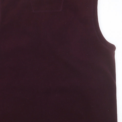 James Pringle Mens Purple Gilet Waistcoat Size M Zip