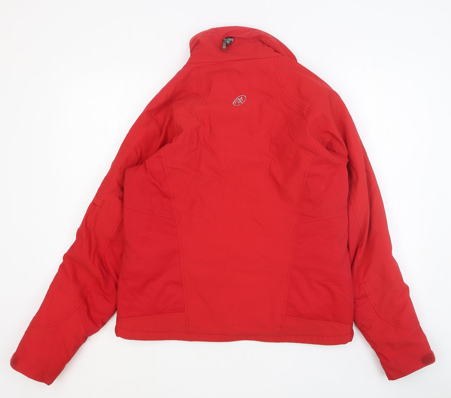 Cloudveil Womens Red Windbreaker Coat Size M Zip