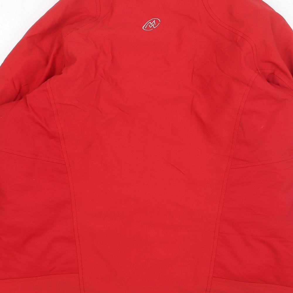 Cloudveil Womens Red Windbreaker Coat Size M Zip