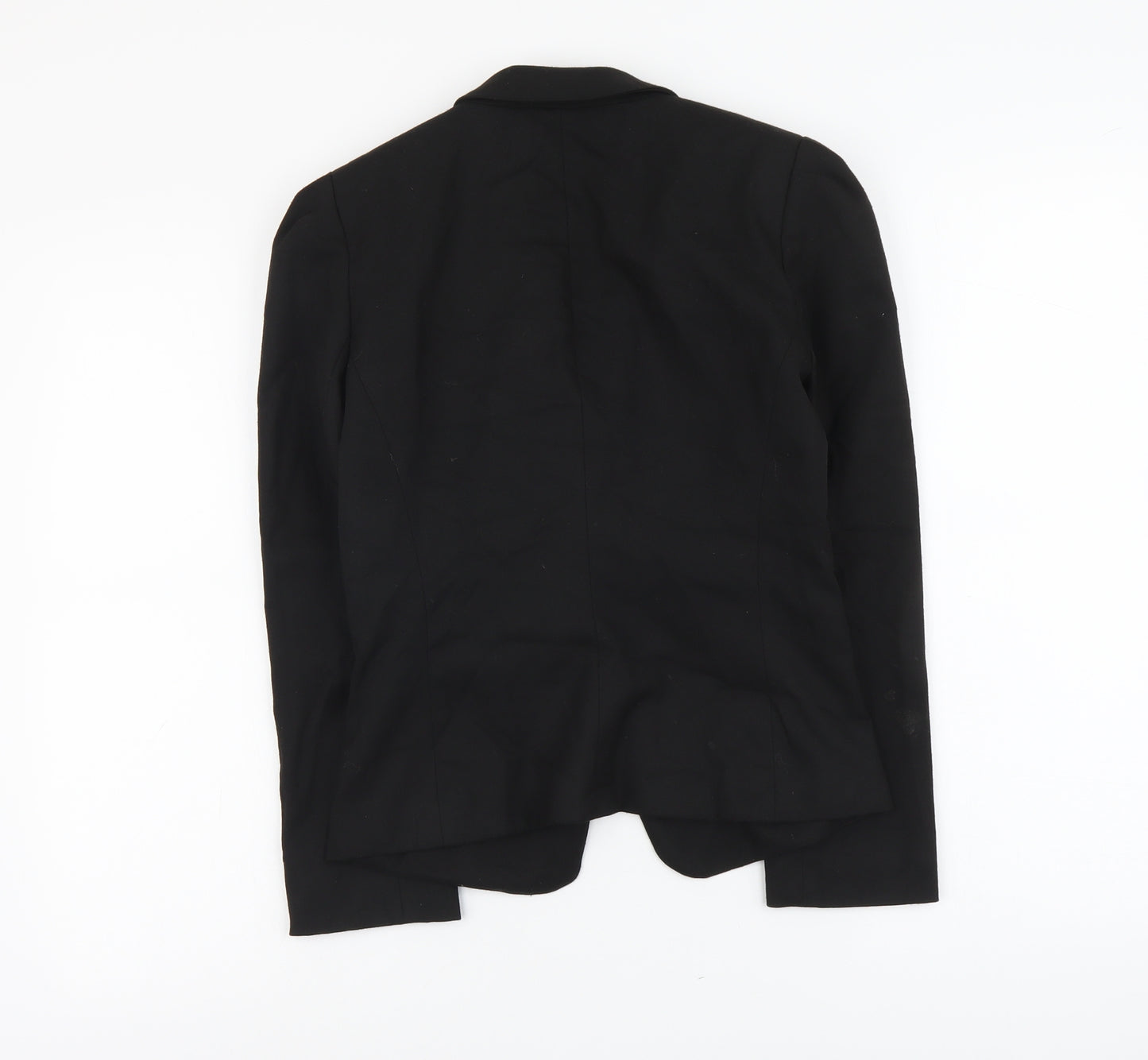Oasis Womens Black Polyester Jacket Blazer Size 8