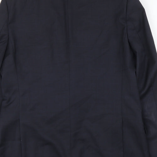 Paul Costelloe Mens Blue Polyester Jacket Suit Jacket Size XL Regular