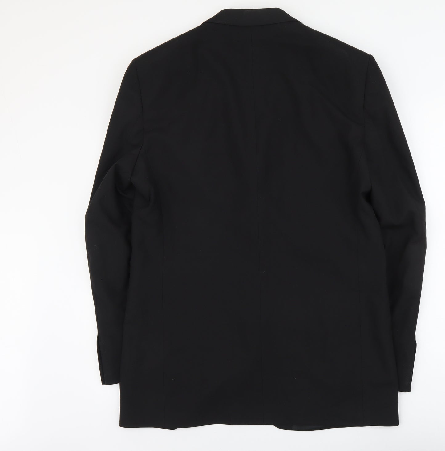 Marks and Spencer Mens Black Polyester Tuxedo Suit Jacket Size XL Regular