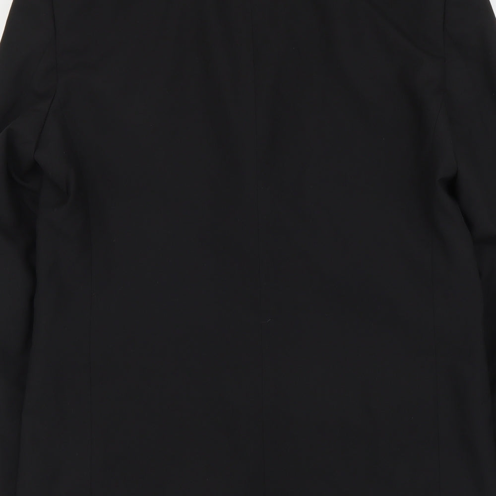 Marks and Spencer Mens Black Polyester Tuxedo Suit Jacket Size XL Regular
