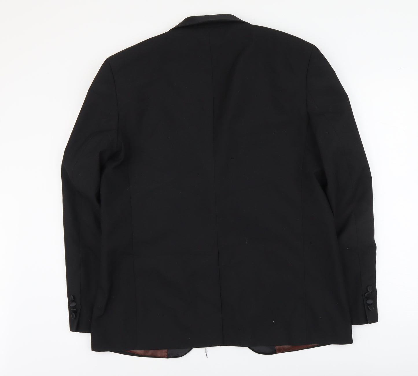 Cedar Wood State Mens Black Polyester Tuxedo Suit Jacket Size XL Regular