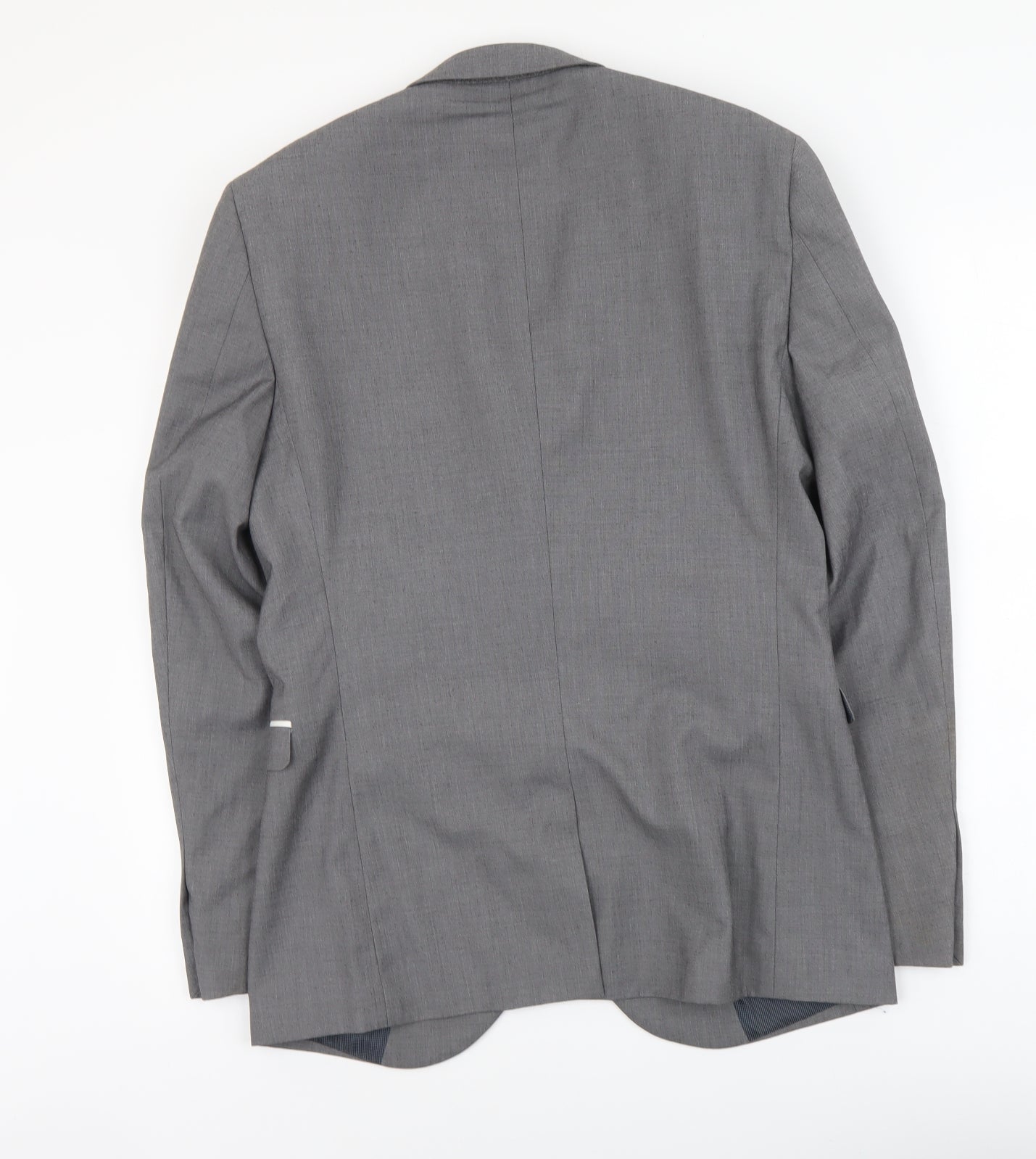 NEXT Mens Grey Polyester Jacket Suit Jacket Size S Regular