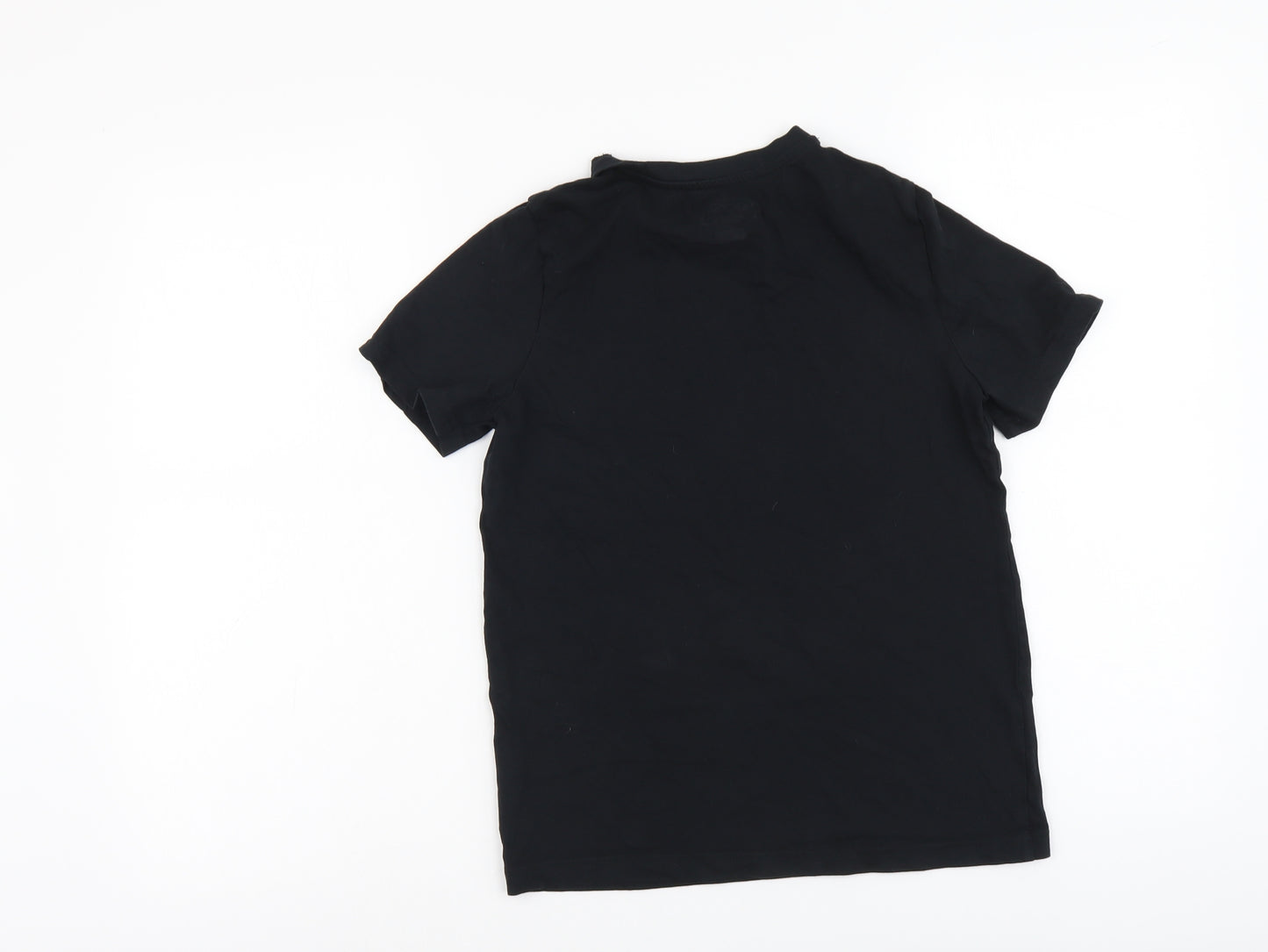 F&F Boys Black Cotton Basic T-Shirt Size 10-11 Years Round Neck Pullover - Next Level Gamer