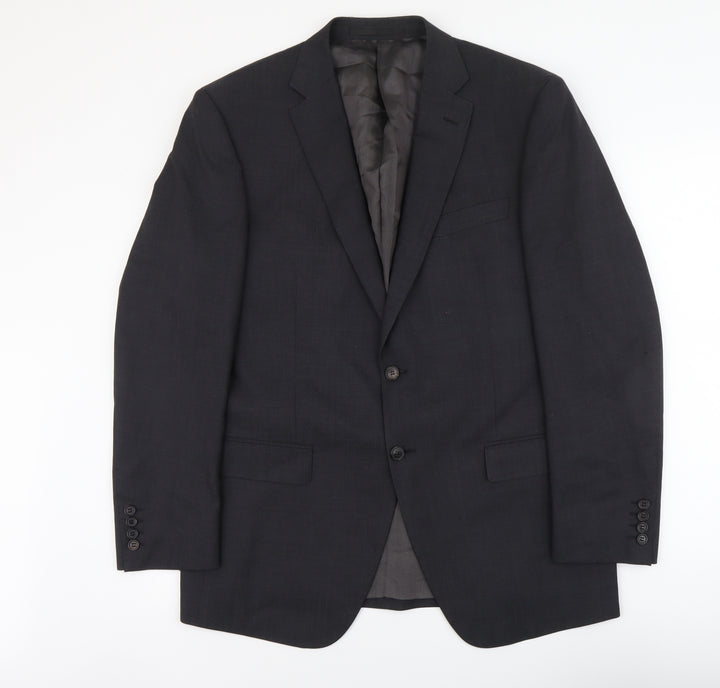 Marks and Spencer Mens Grey Wool Jacket Suit Jacket Size M Regular