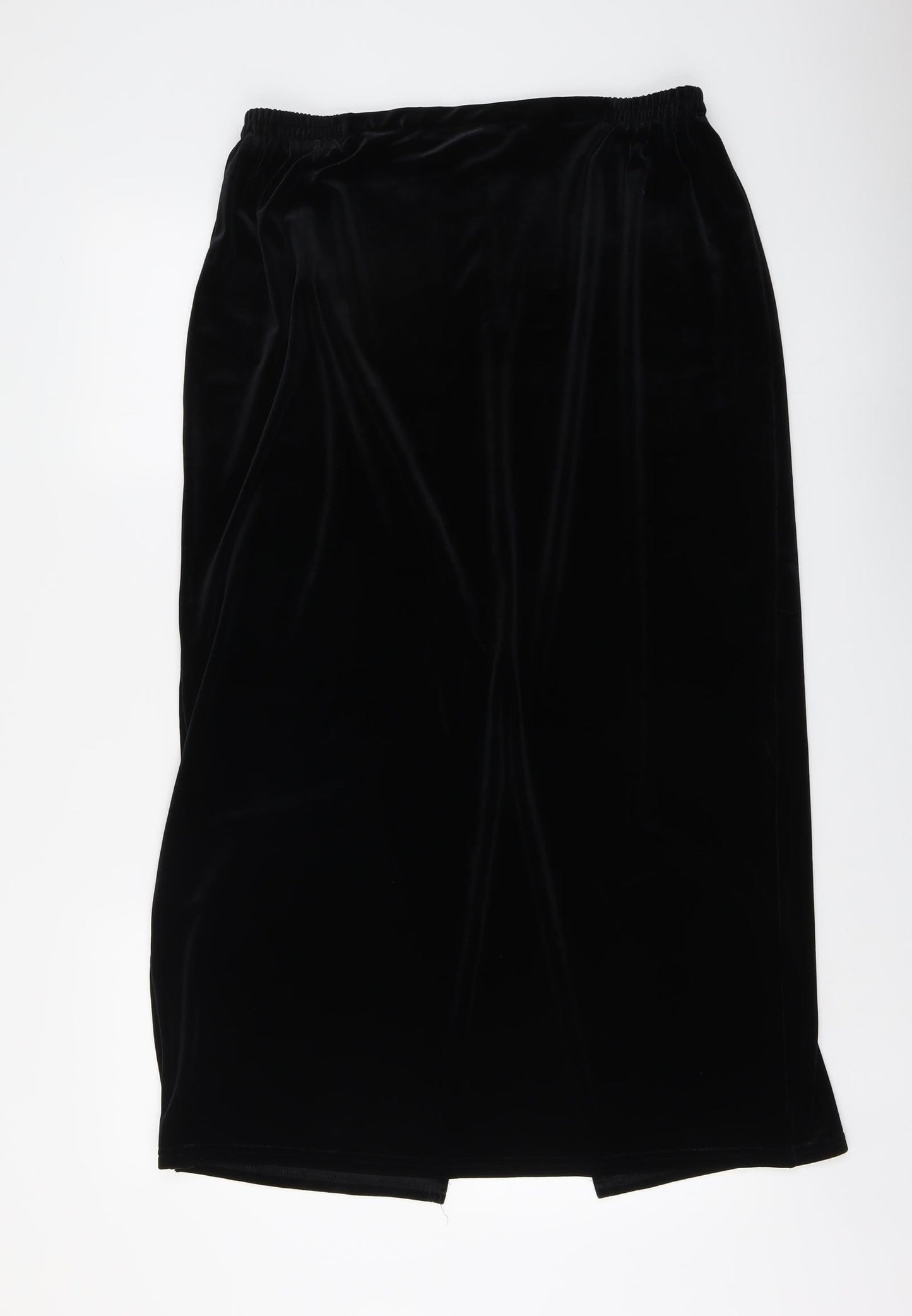 Ann Harvey Womens Black Polyester Straight & Pencil Skirt Size 16