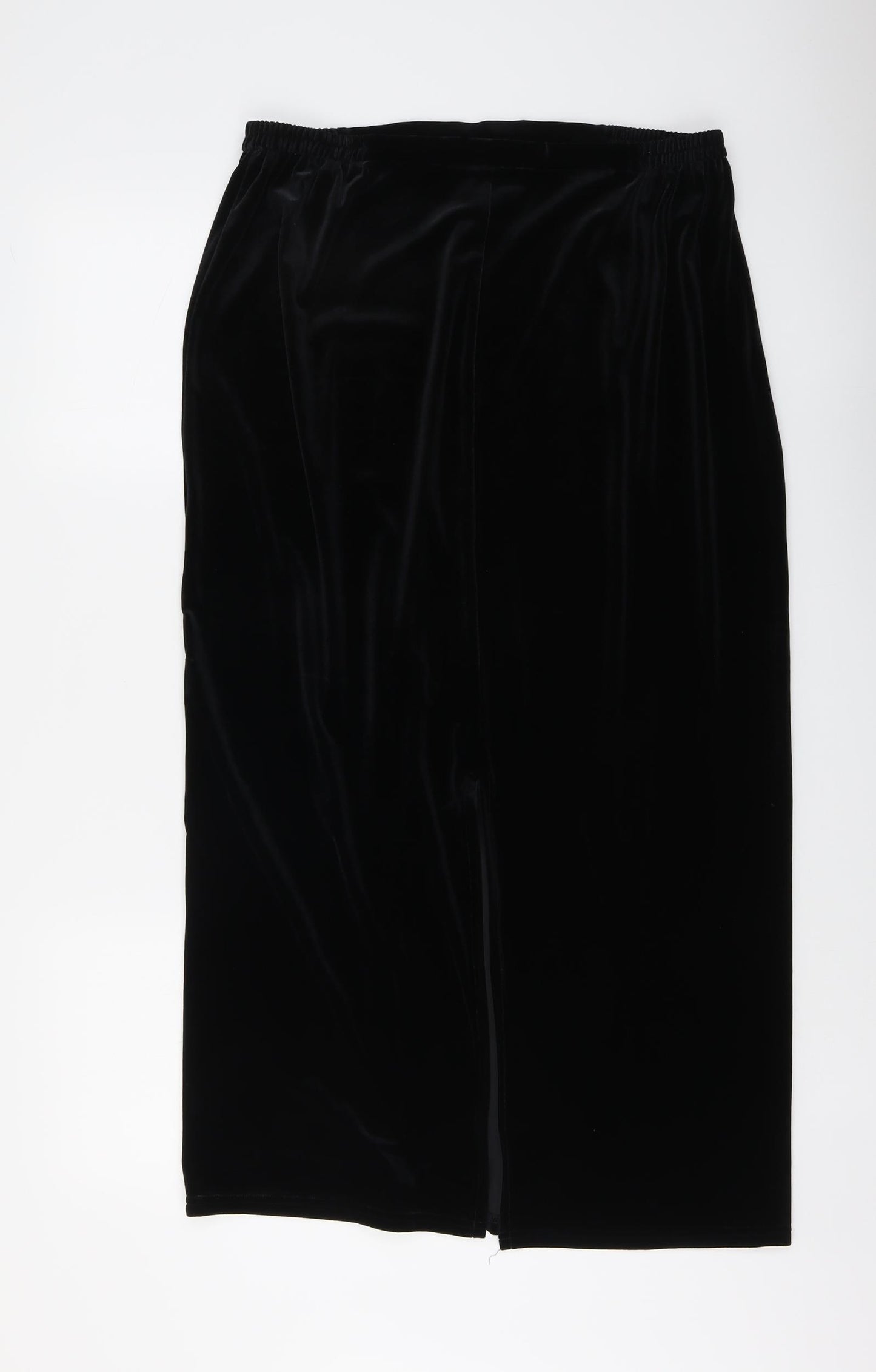 Ann Harvey Womens Black Polyester Straight & Pencil Skirt Size 16