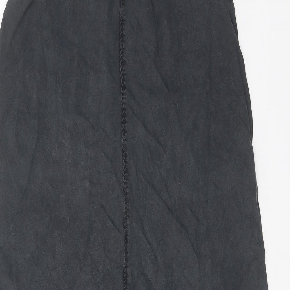 Pull&Bear Womens Grey Cotton Jumpsuit One-Piece Size XS Button