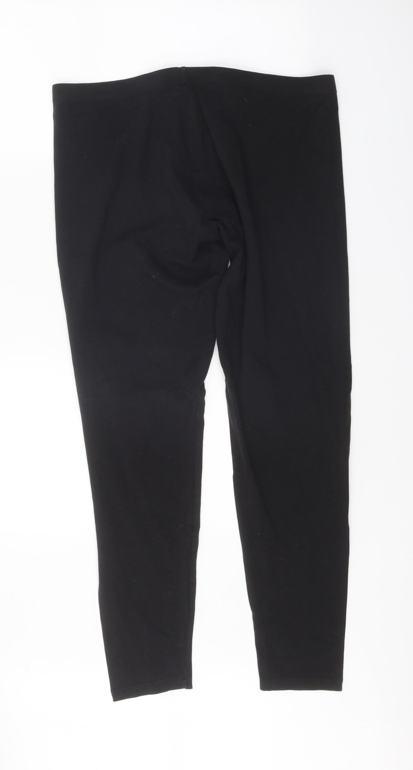 DOMYOS Womens Black Cotton Jogger Leggings Size 20