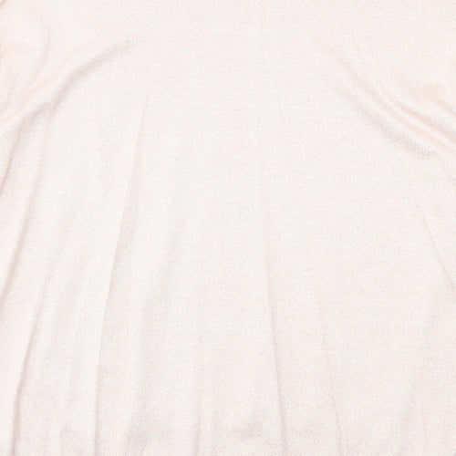 TU Womens Pink Round Neck Viscose Pullover Jumper Size 12