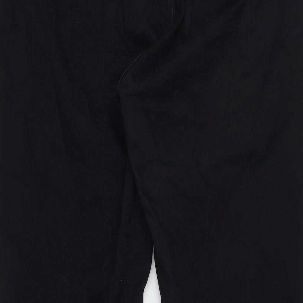 ASOS Womens Black Cotton Skinny Jeans Size 20 Regular Zip
