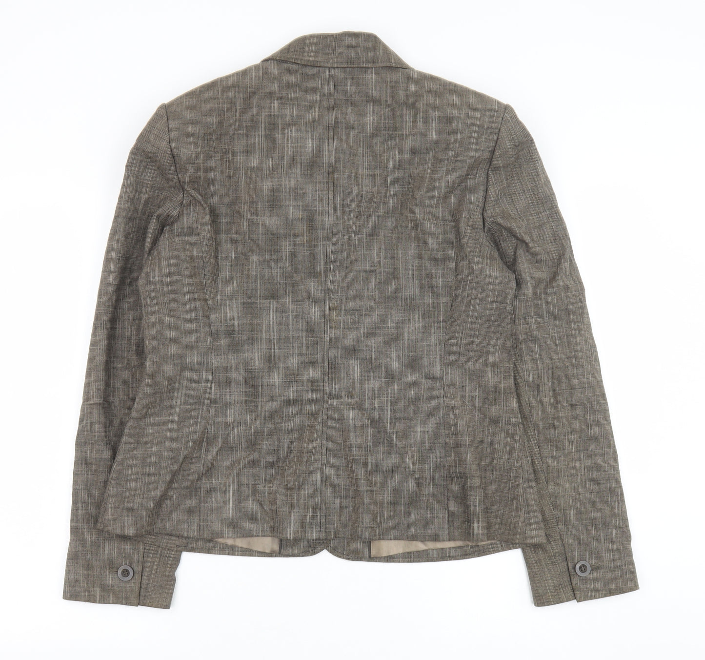 NEXT Womens Grey Jacket Size 16 Button