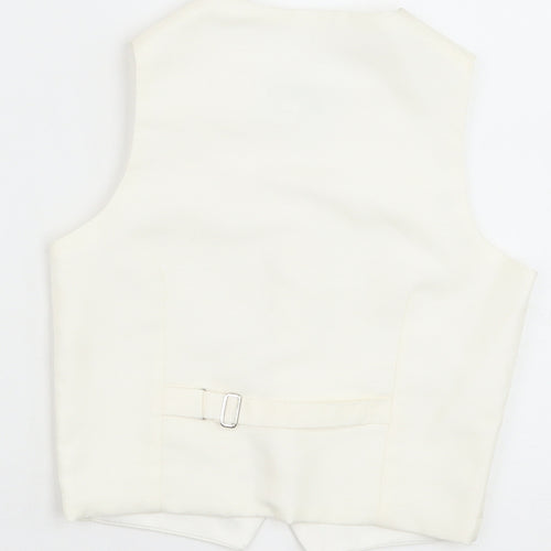 Pronuptia Boys Ivory Jacket Waistcoat Size 5-6 Years Button