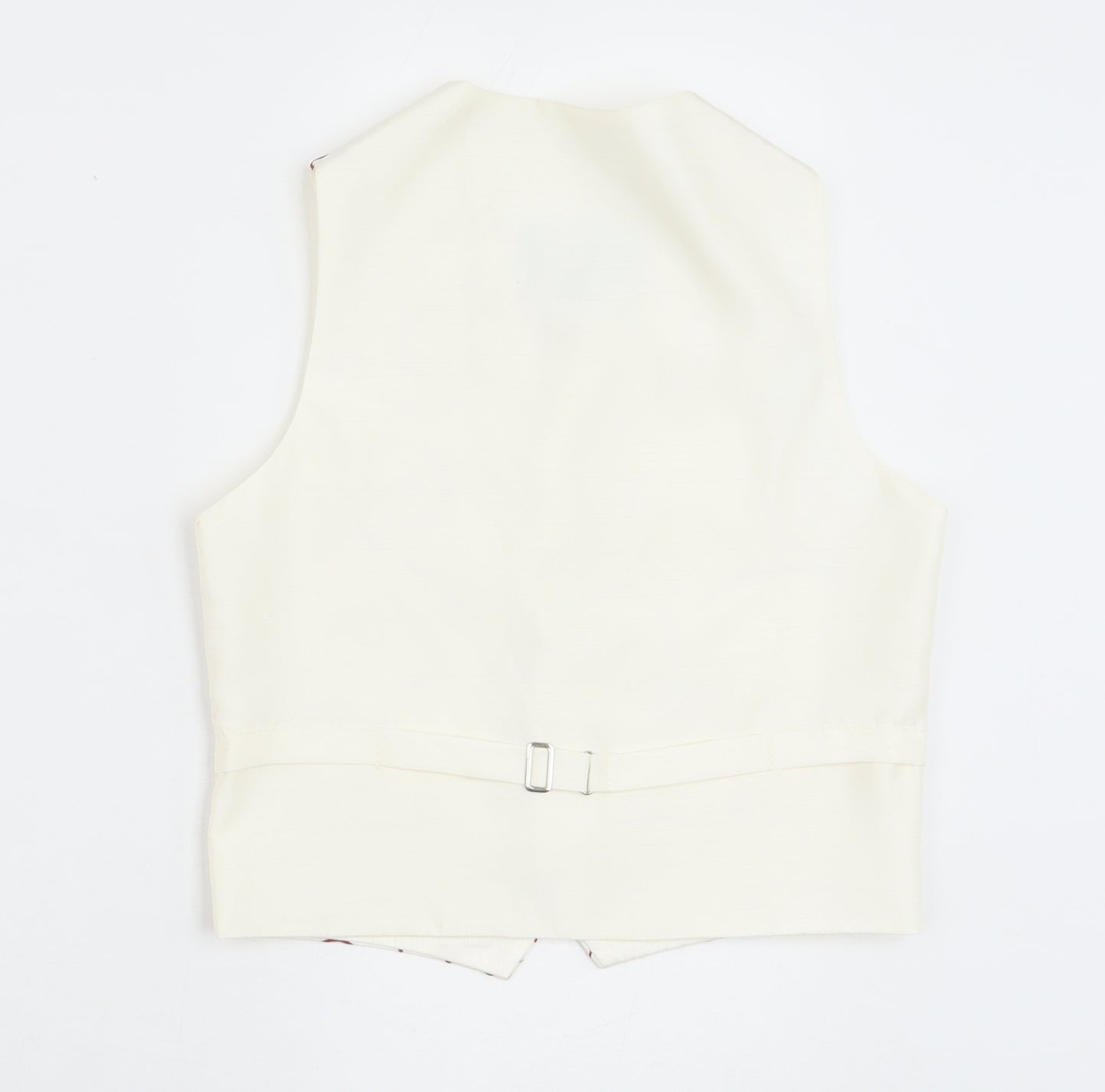 HEIRLOOM Boys Ivory Geometric Jacket Waistcoat Size 7-8 Years Button