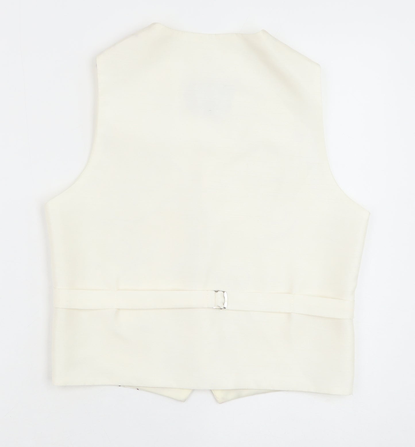 HEIRLOOM Boys Ivory Geometric Jacket Waistcoat Size 12-13 Years Button