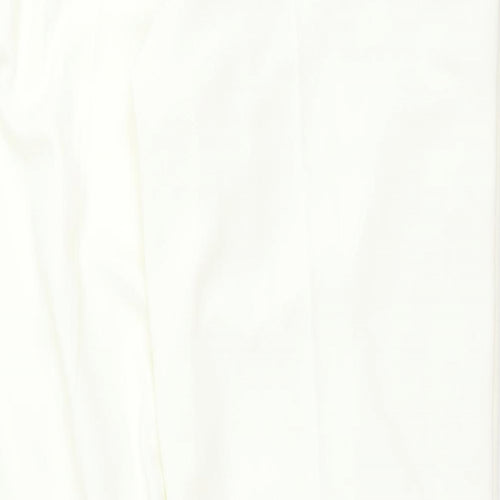 Dr Sports Womens Ivory Polyester Jogger Trousers Size 2XL Regular Drawstring