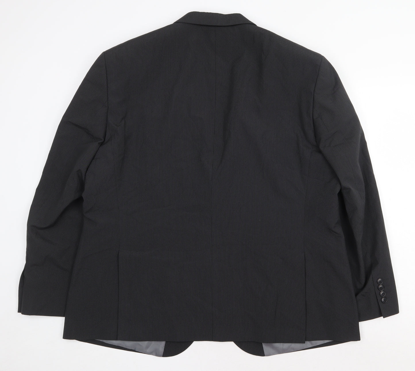 Marks and Spencer Mens Grey Polyester Jacket Blazer Size 48 Regular