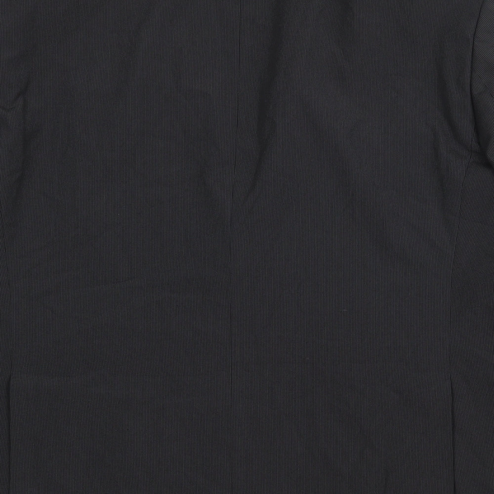 Marks and Spencer Mens Grey Polyester Jacket Blazer Size 48 Regular