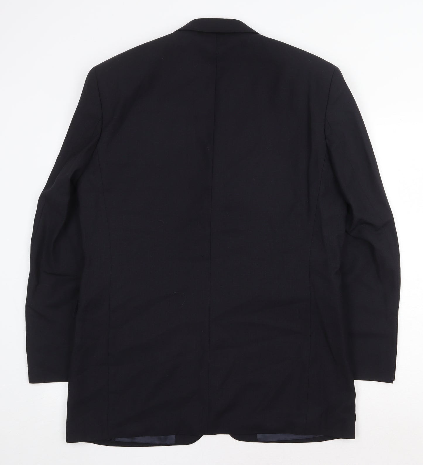 NEXT Mens Black Polyester Jacket Blazer Size 38 Regular