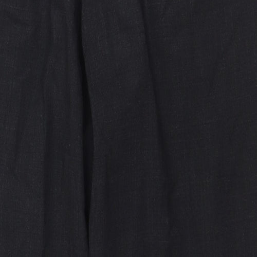 Tom English Mens Grey Polyester Trousers Size 32 in Regular Zip