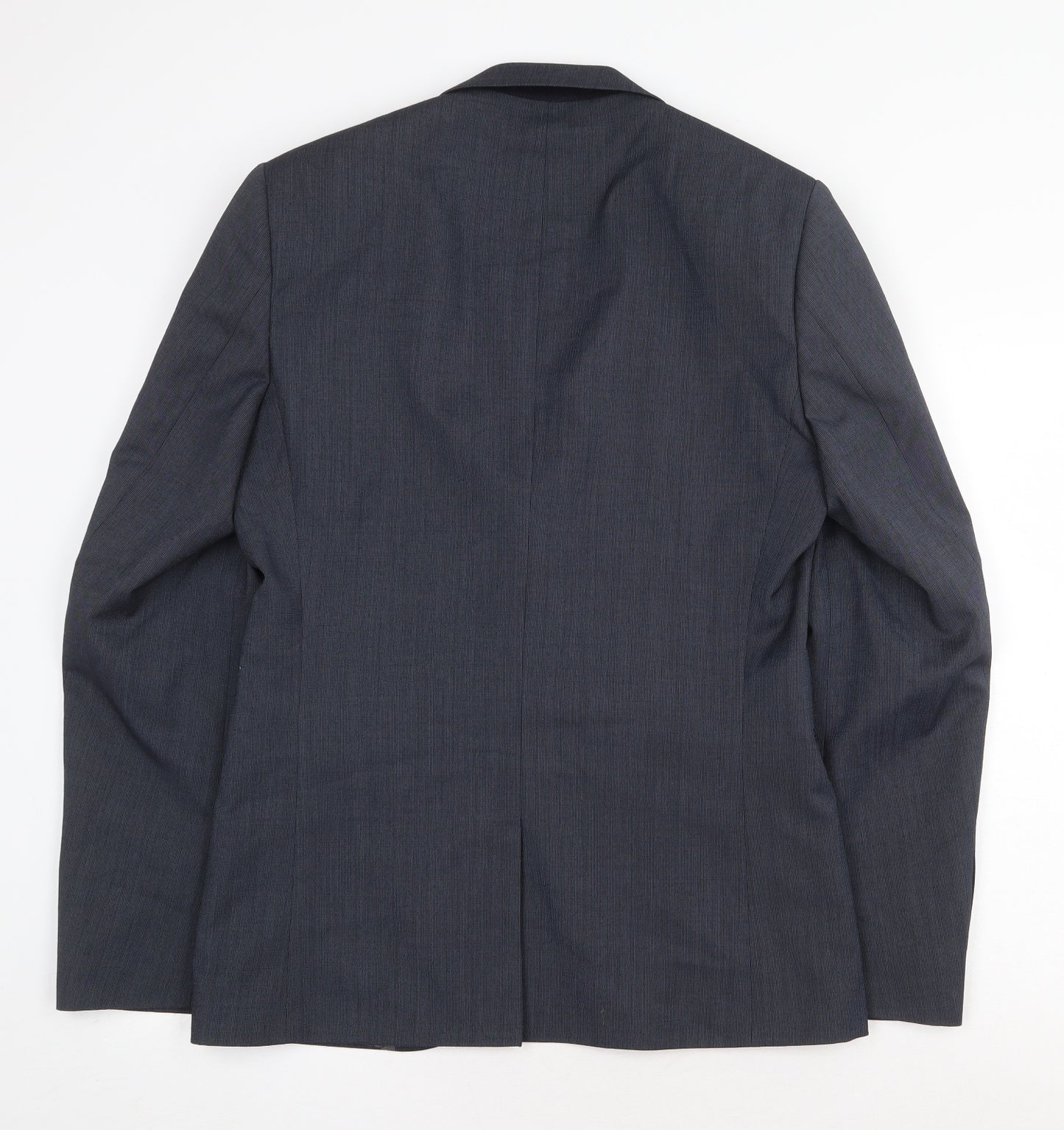 NEXT Mens Blue Polyester Jacket Suit Jacket Size 40 Regular