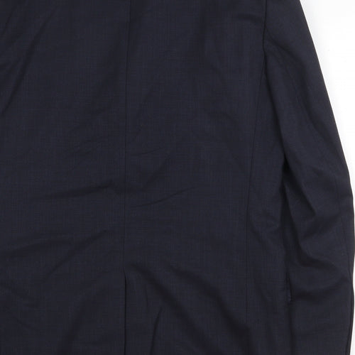 NEXT Mens Blue Viscose Jacket Suit Jacket Size 38 Regular