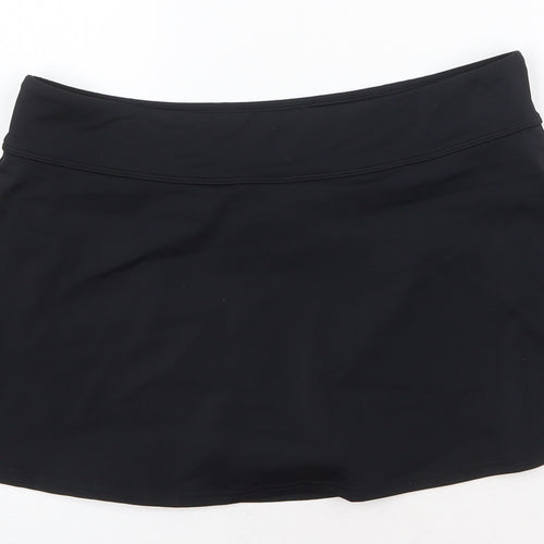TU Womens Black Polyamide Mini Skirt Size 14